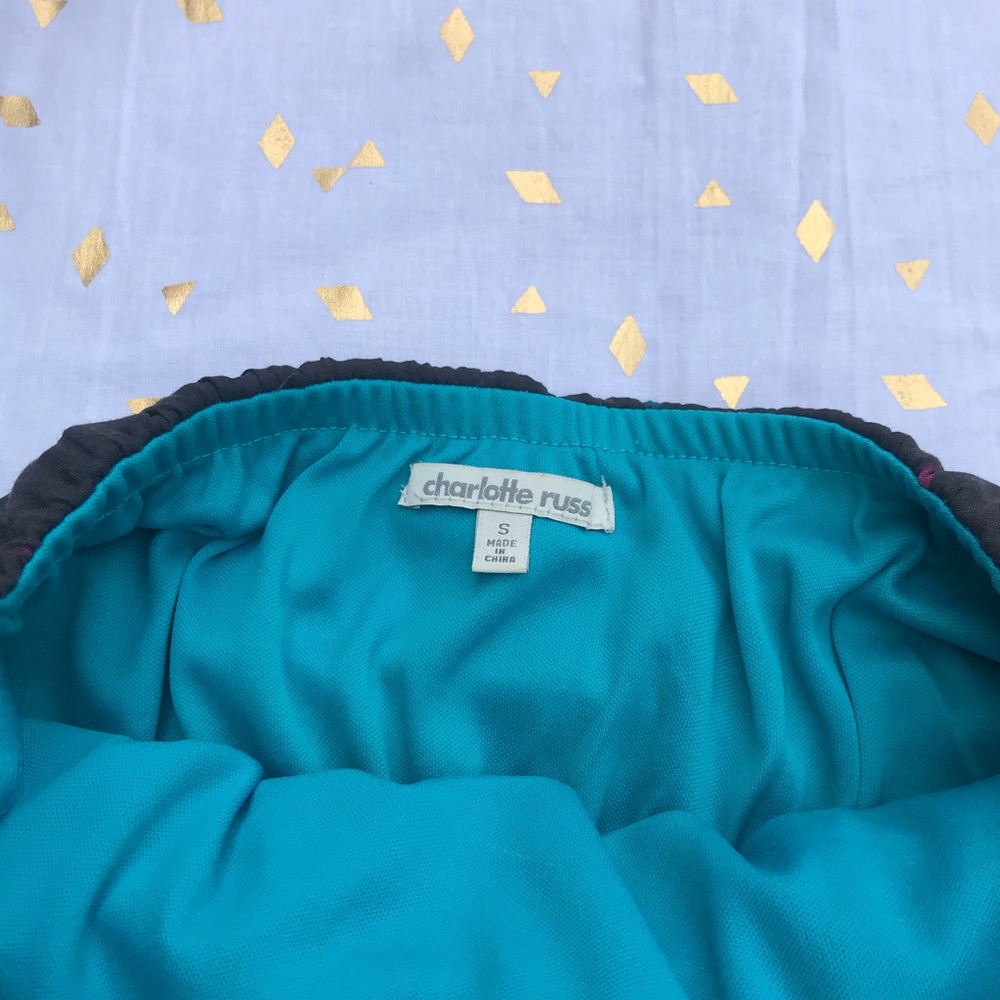 Charlotte Russe Tie Dye Strapless Dress S - Picture 8 of 12